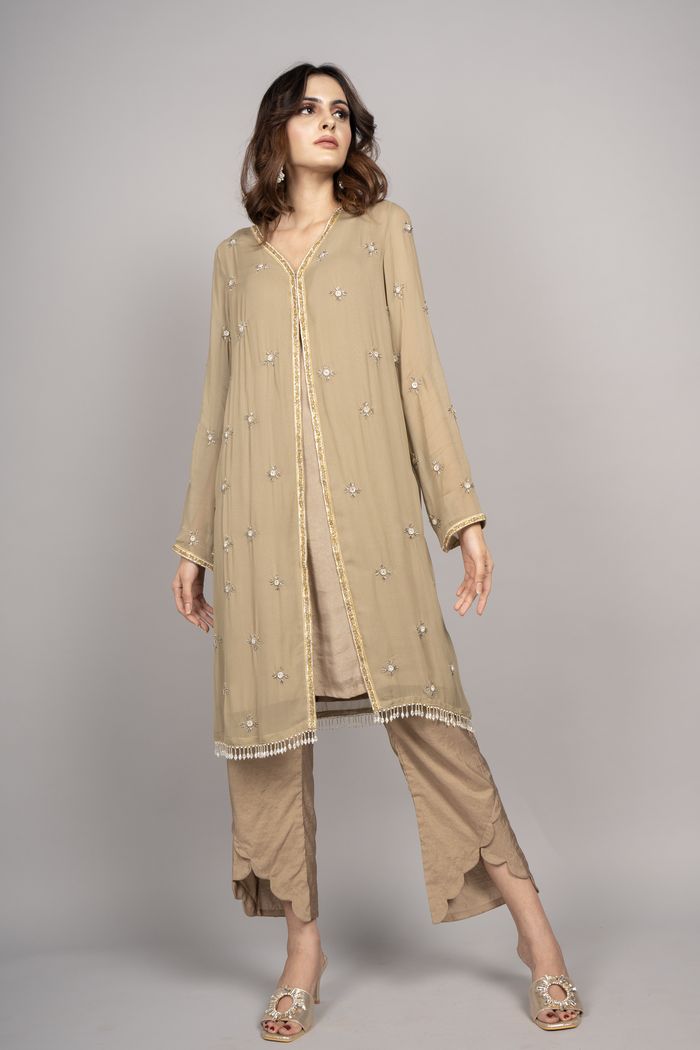 Turquoise Verdon Linen Nehru Jacket - Beatrice von Tresckow - Beatrice von  Tresckow Designs