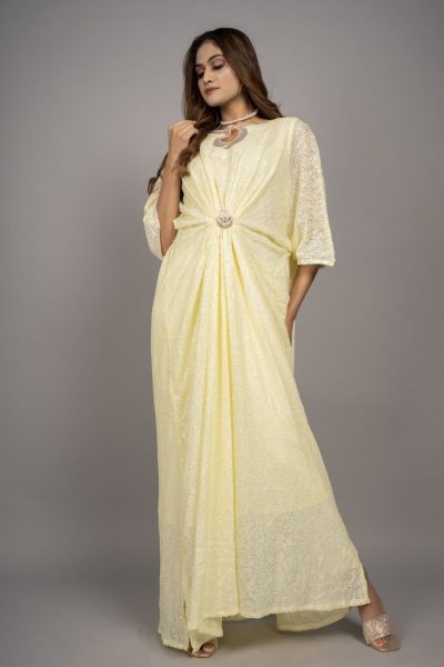 sequins kaftan